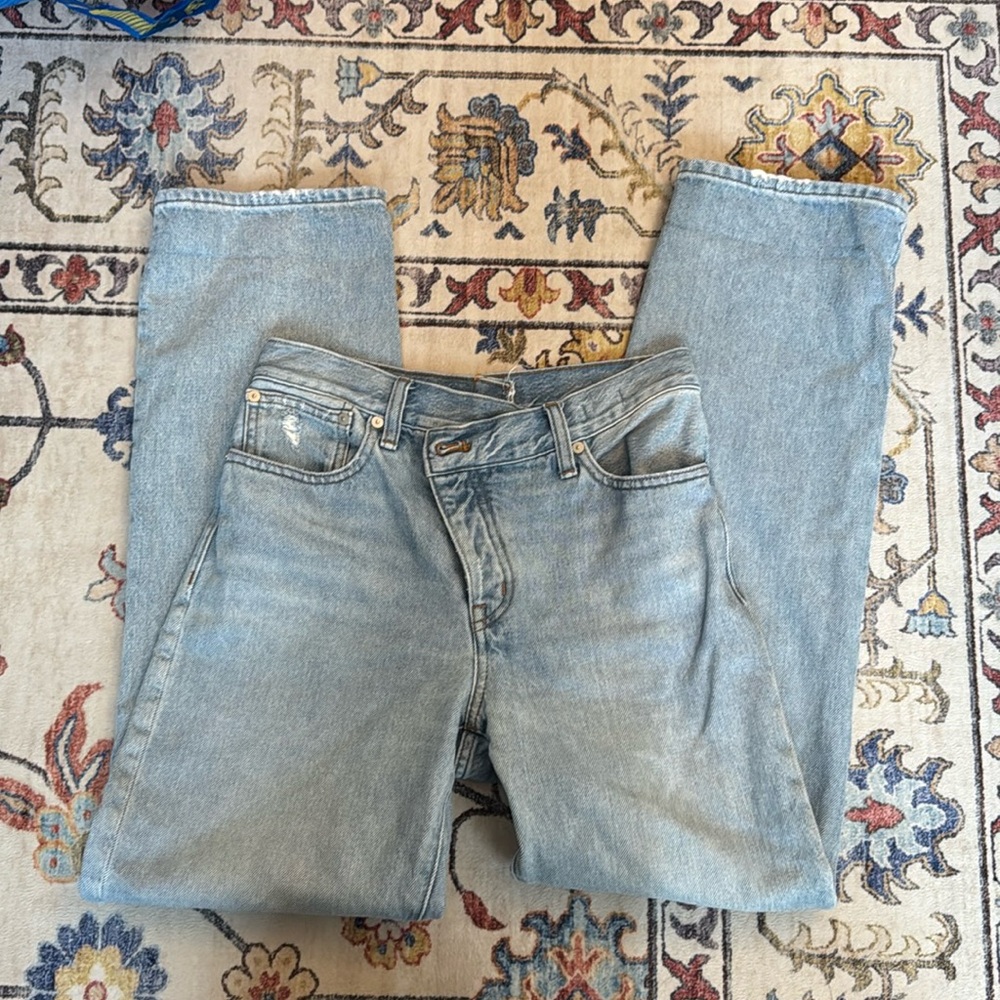 Madewell low slung baggy (altered)